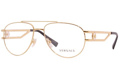 versace eyeglasses men gold|versace gold frame glasses men's.